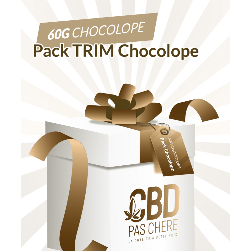 Fleur de CBD : Pack 60g TRIM - CHOCOLOPE KUSH (0,50€/g)