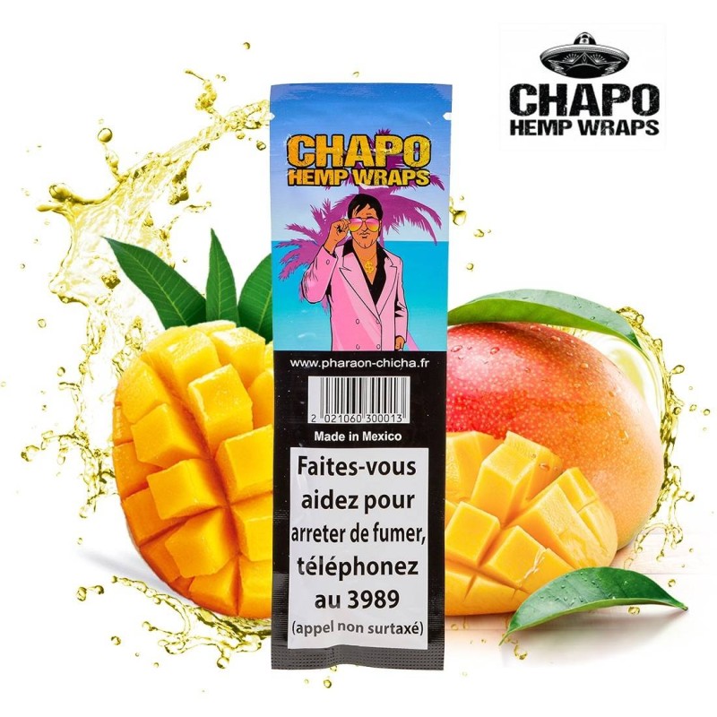 cbd pas cher : BLUNT " Chapo Hemp Wraps" Miami Mangue
