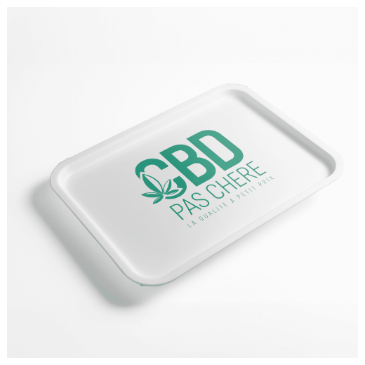 cbd pas cher : Plateau Blanc CBDPASCHERE - Métallique