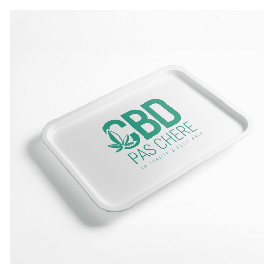 cbd pas cher : Plateau Blanc CBDPASCHERE - Métallique