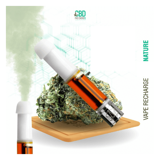 Cartouches Vape Pen Nature - 98% CBD - CBDPasCher