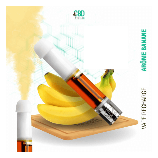 Cartouches Vape Pen Banane - 98% CBD - CBDPasCher
