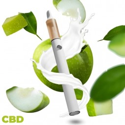 Vape pen Pomme - 98% CBD (rechargeable) - cbdpaschere