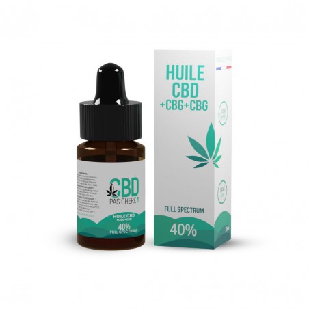 Huile CBD pas cher : Huile 40% CBD/CBN/CBG