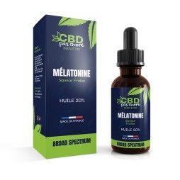 Huile CBD mélatonine Sommeil broad spectrum - cbdpaschere
