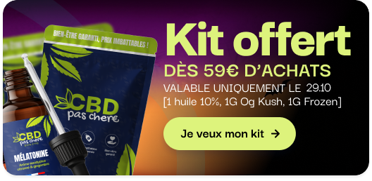 CBD pas chere offre du moment