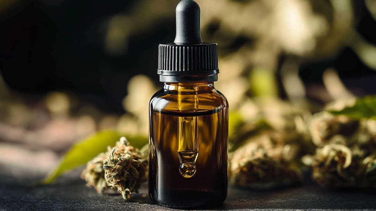 flacon d'huile de CBD full spectrum