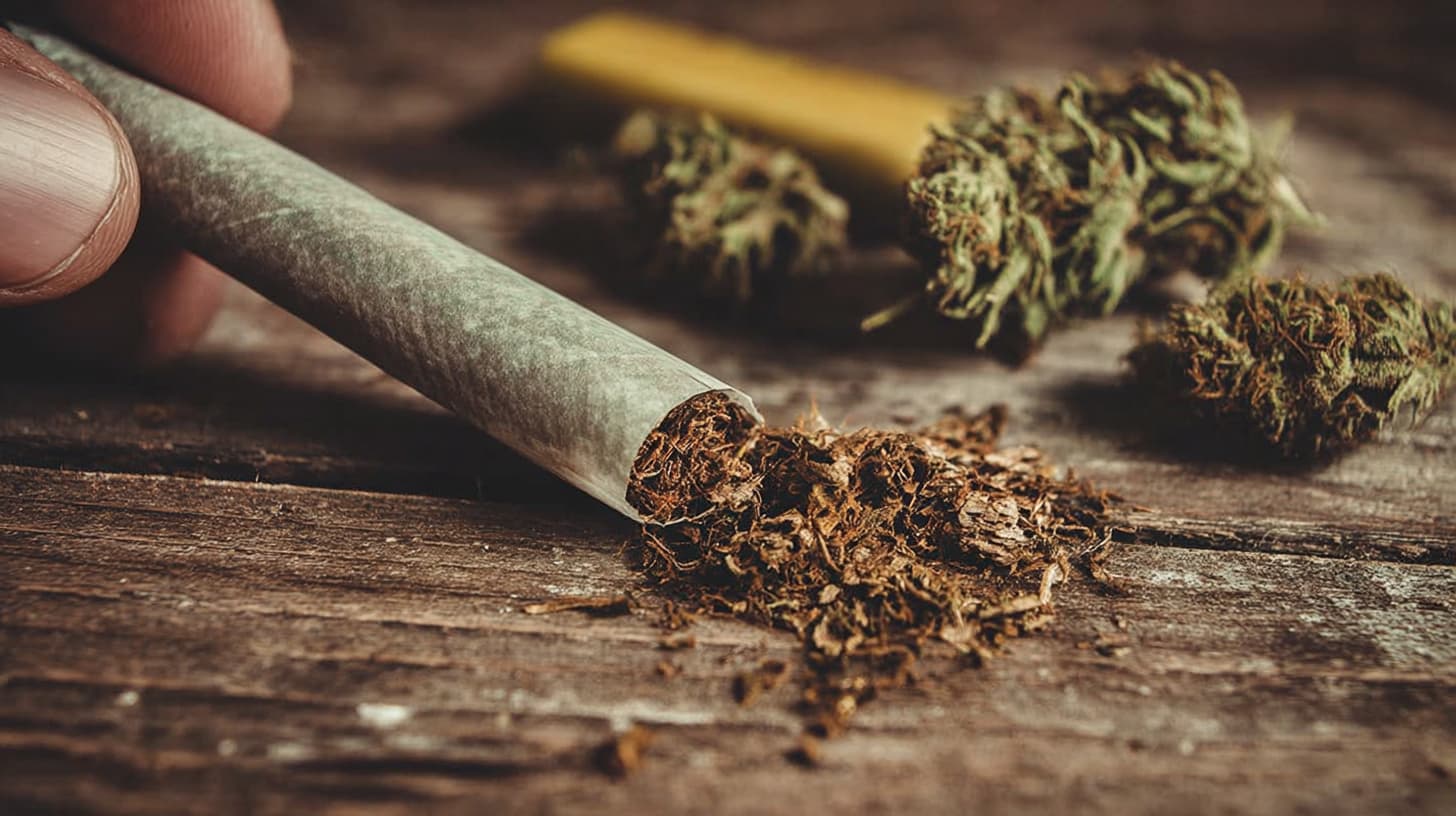 roulée au CBD sans tabac
